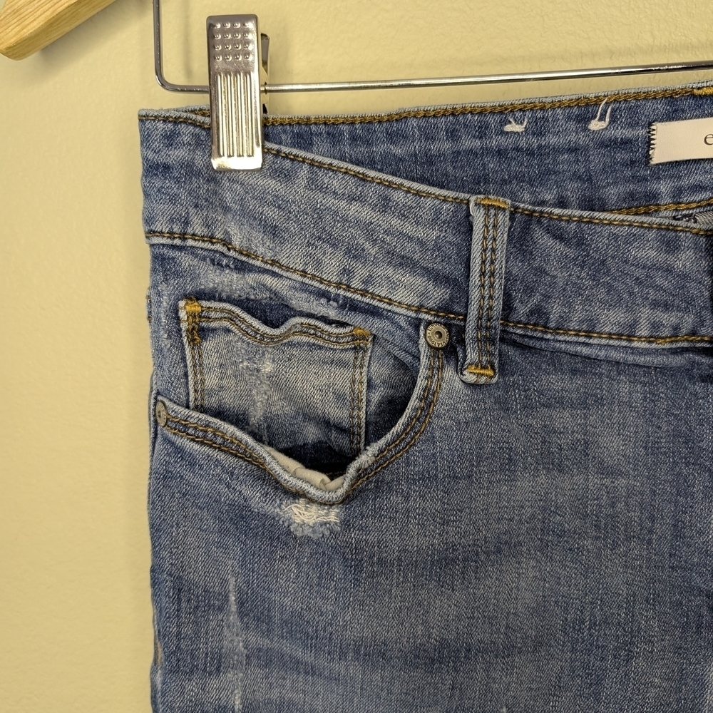 Eunina Distressed Blue Skinny Jeans - Picture 6 of 12